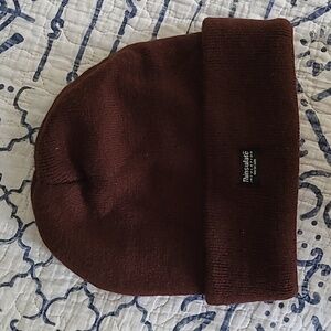 Thinsulate maroon winter hat beanie men or women